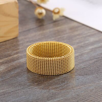 Weave Stainless Steel Ring